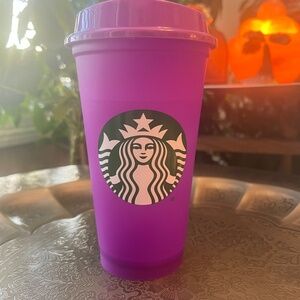 NWT STARBUCKS Color Changing Hot Cup Purple